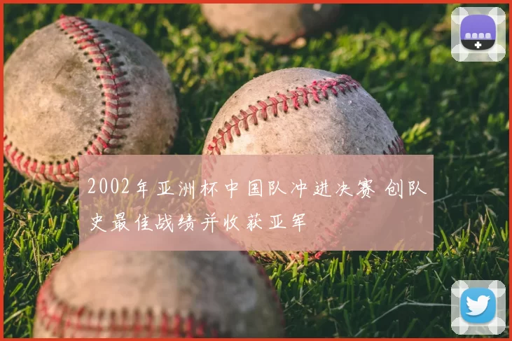 2002年亚洲杯中国队冲进决赛 创队史最佳战绩并收获亚军